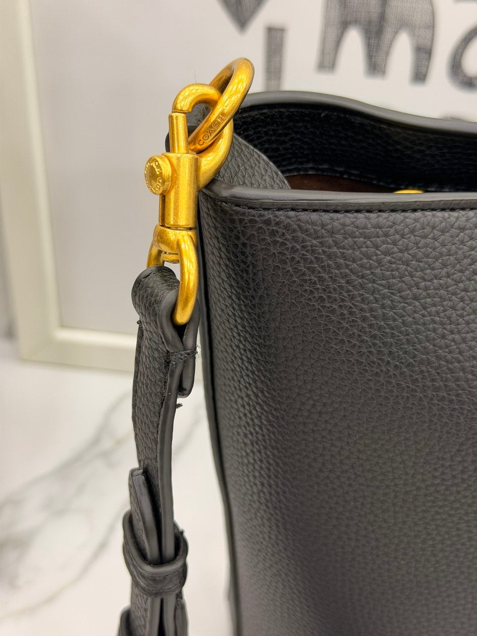 COACH Willow Bucket Bag in Pebble Leather