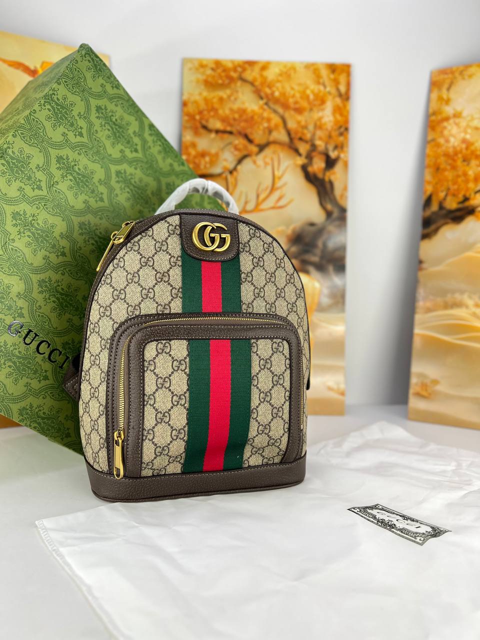 Model Name: Gucci Ophidia GG Medium Backpack