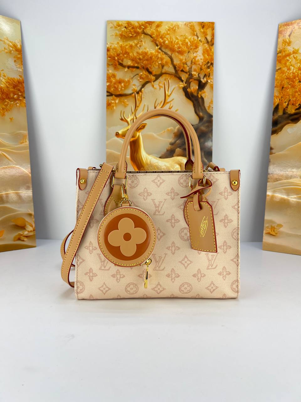 Louis Vuitton OnTheGo PM Tote Bag with Coin Purse