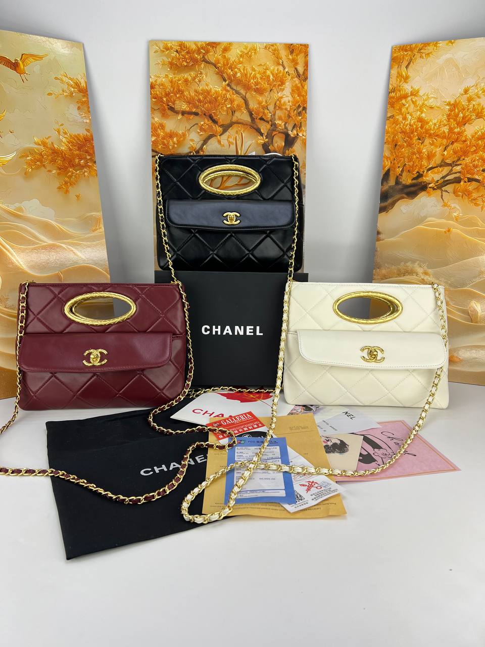 Chanel Quilted 31 Nano Shopping Bag (with Interlocking CC Flap Front Pocket)