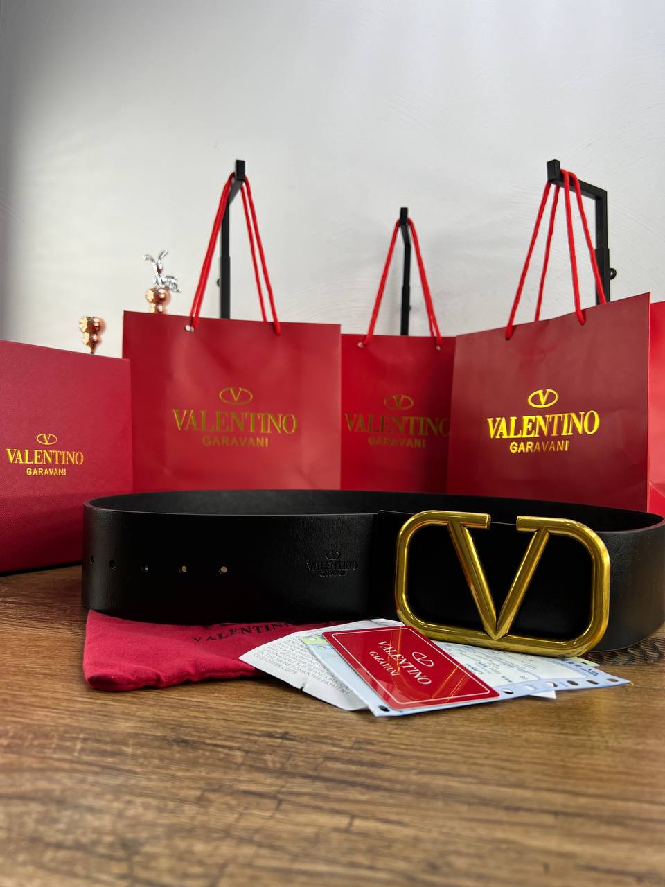 Valentino Garavani VLogo Signature Reversible Belt Set