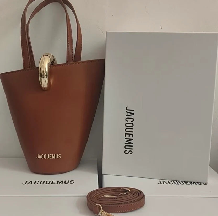 jacoumus Le Bisou Perle Bag / Le Panier Bucket Bag
