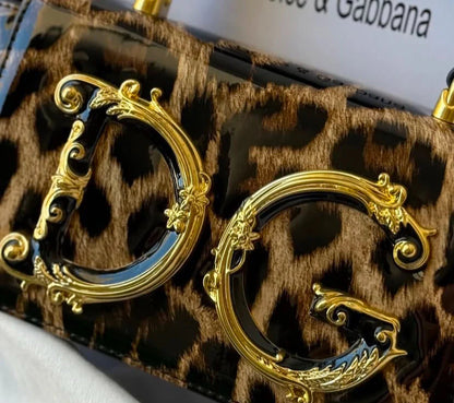 Dolce & Gabbana (DG) Baroque Logo Top-Handle Bag