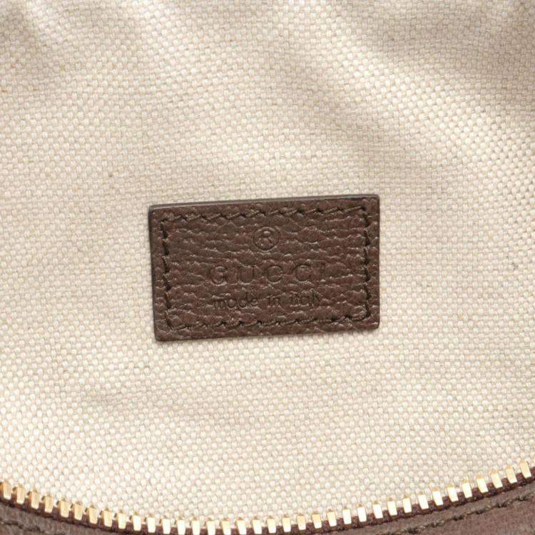 gucci canvas shoulder bag with chain