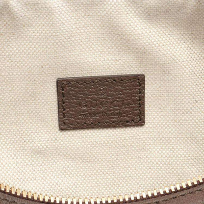 gucci canvas shoulder bag with chain