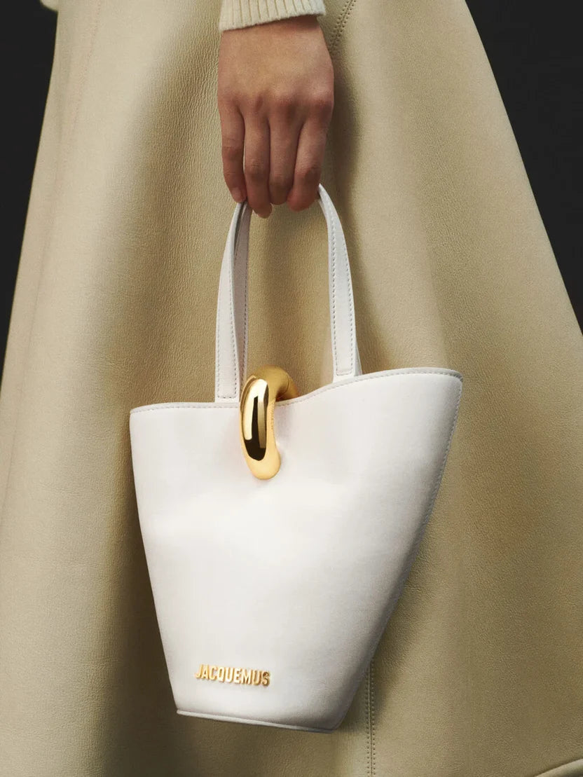 jacoumus Le Bisou Perle Bag / Le Panier Bucket Bag