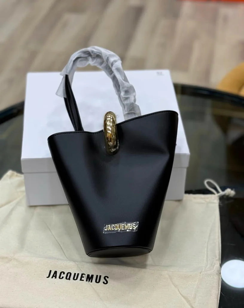 jacoumus Le Bisou Perle Bag / Le Panier Bucket Bag