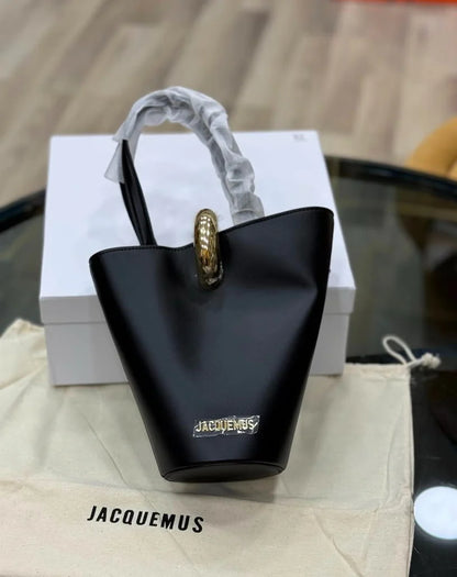 jacoumus Le Bisou Perle Bag / Le Panier Bucket Bag