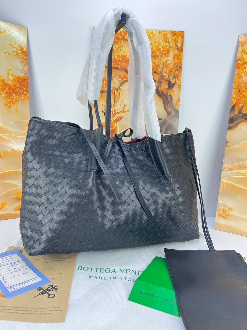 Bottega Knot Lock Fondant Bag