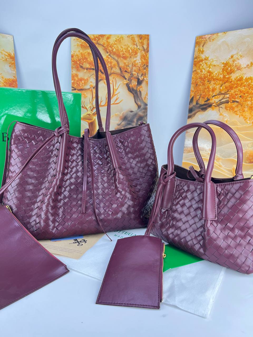Bottega Knot Lock Fondant Bag