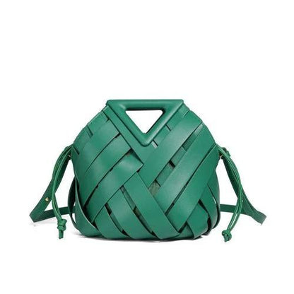 The Geometric Woven Handbag