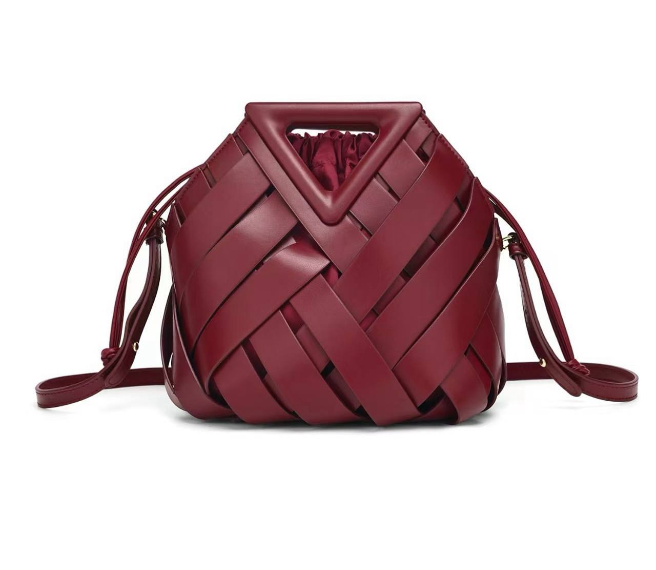 The Geometric Woven Handbag