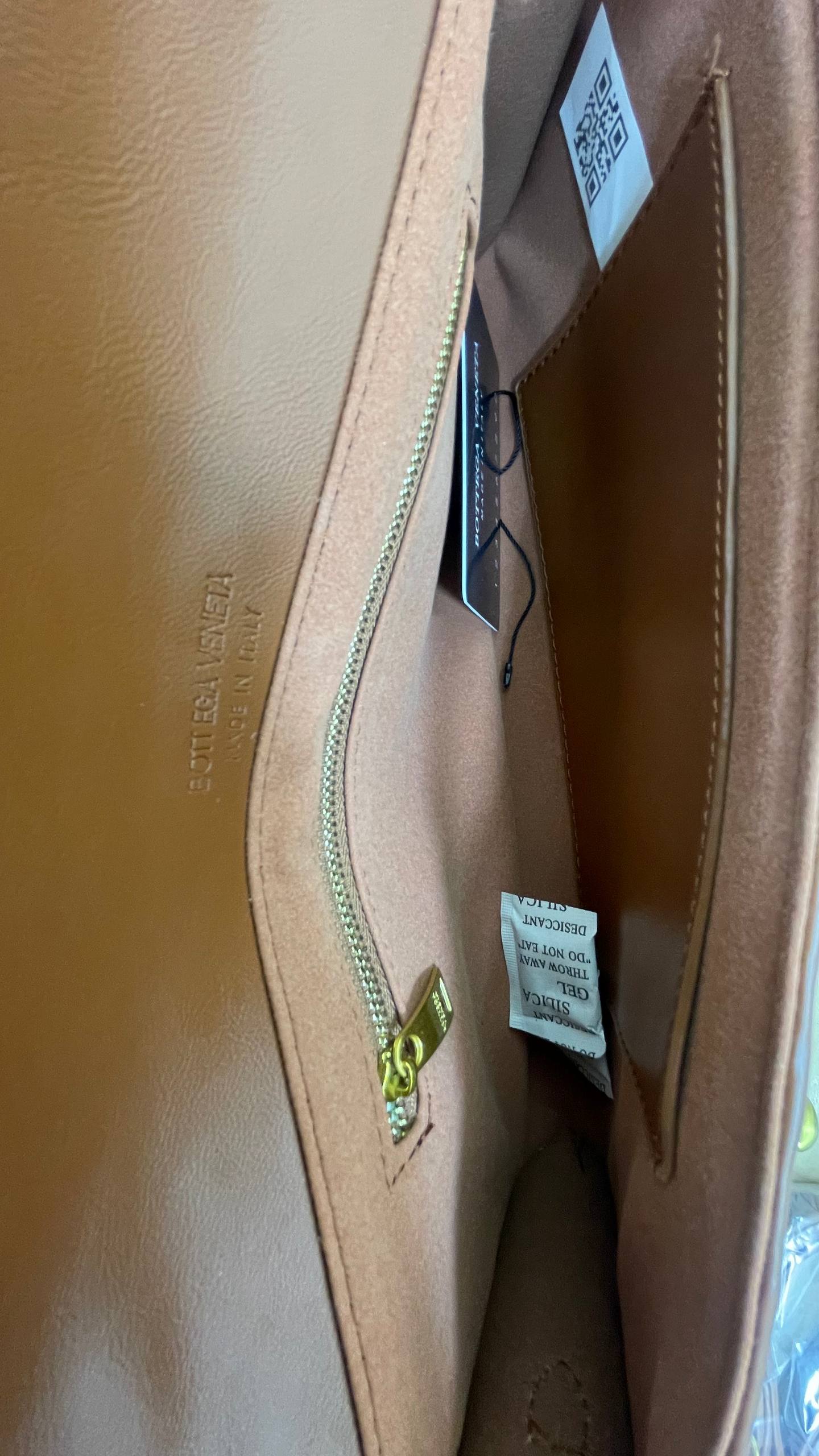 Bottega Veneta Intrecciato Knot Flap Clutch with Top Handle