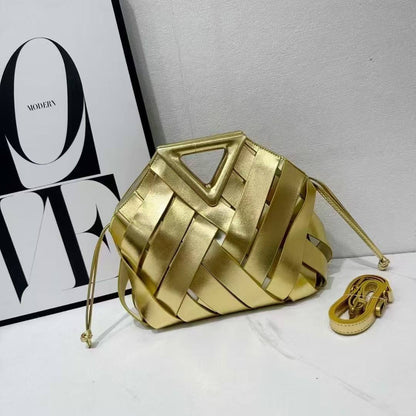 The Geometric Woven Handbag