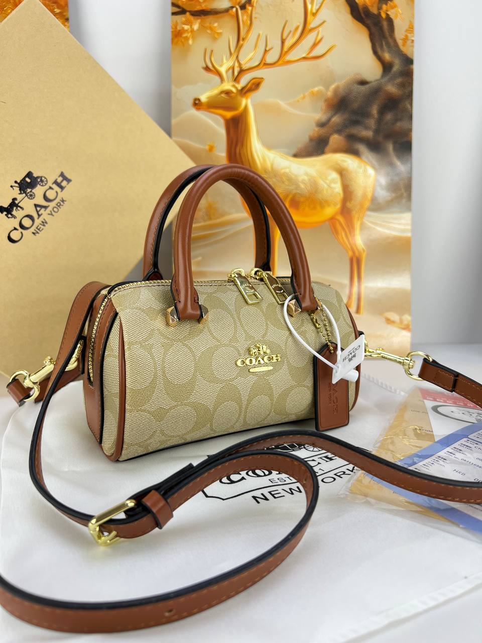 Coach Mini Rowan Satchel.
