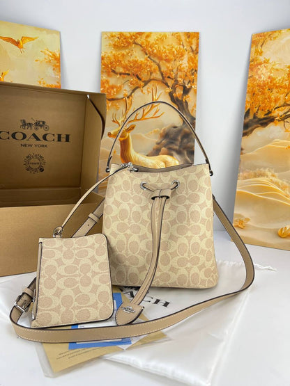 COACH Town Bucket Bag in Signature Canvas