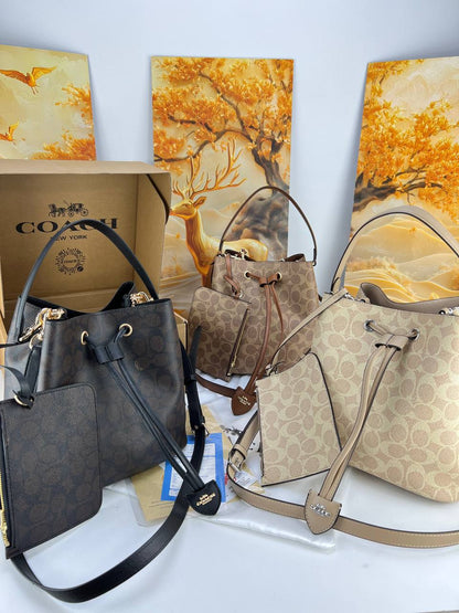 COACH Town Bucket Bag in Signature Canvas