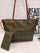 COACH Signature Canvas City Tote with Removable Pouch & Decorative Charm Chain