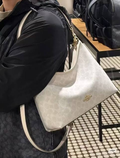 Coach Teri Shoulder Bag in Signature Coated Canvas