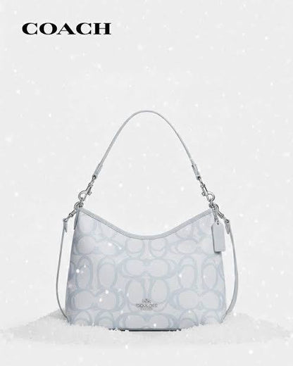 Coach Teri Shoulder Bag in Signature Coated Canvas