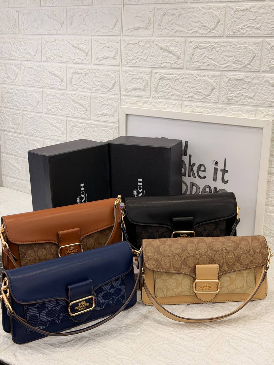 Coach Soft Tabby Shoulder Bag in Signature Canvas