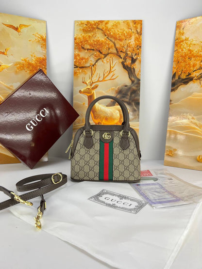 Ophidia GG Mini Dome Top Handle Bag