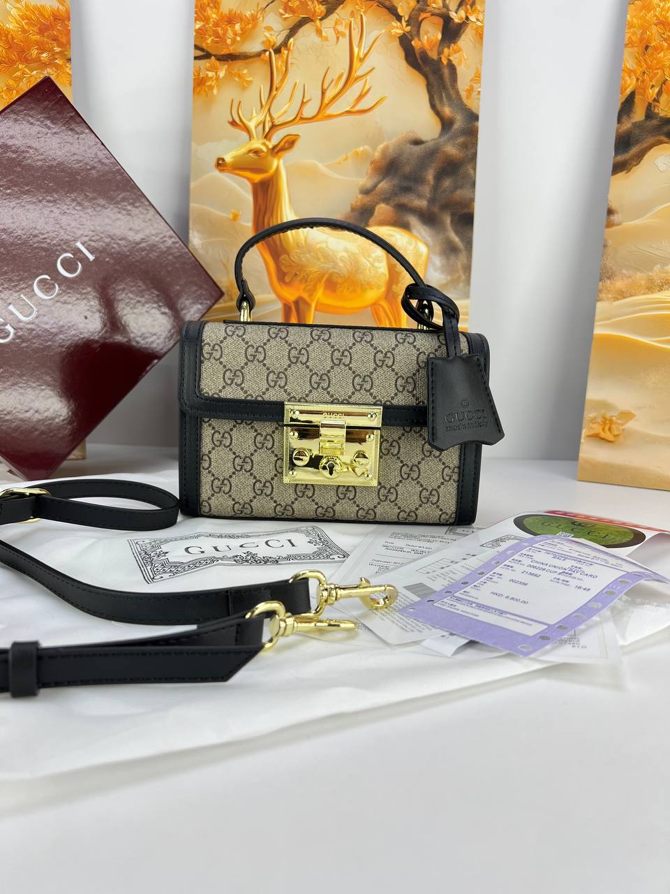 Gucci Padlock GG Small Top Handle Bag