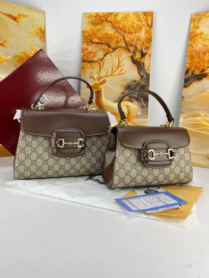 Iconic Horsebit Top Handle Bag