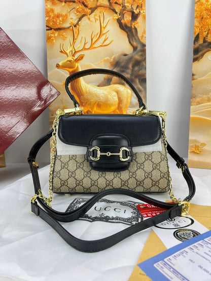 Iconic Horsebit Top Handle Bag