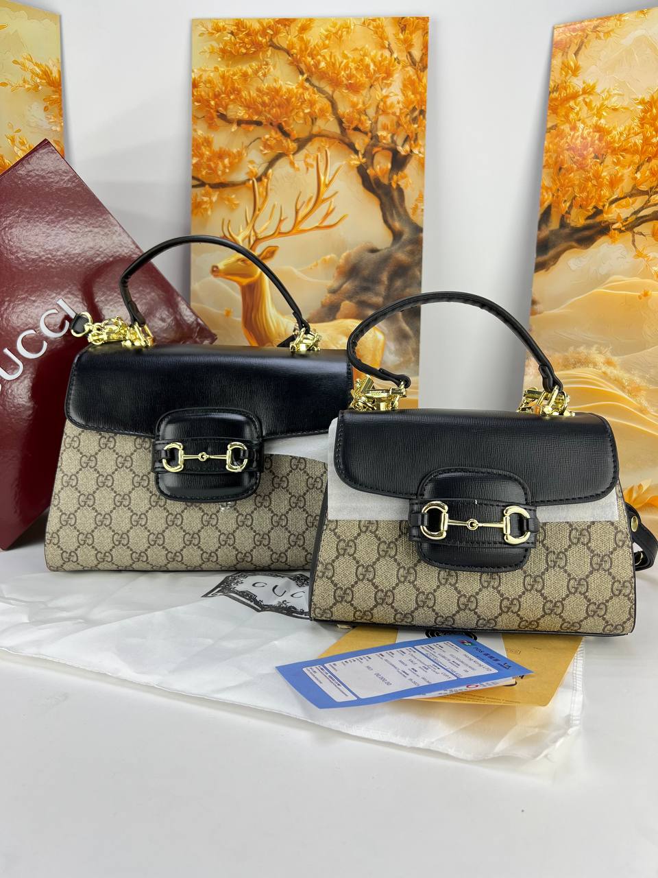 Iconic Horsebit Top Handle Bag
