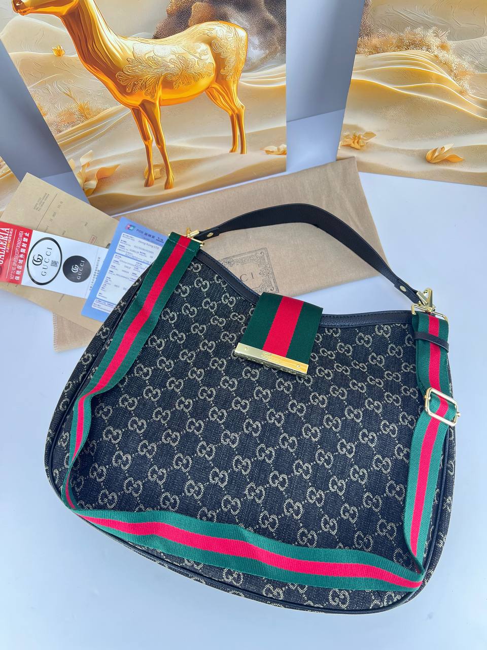 Gucci Attache Large Shoulder Bag
