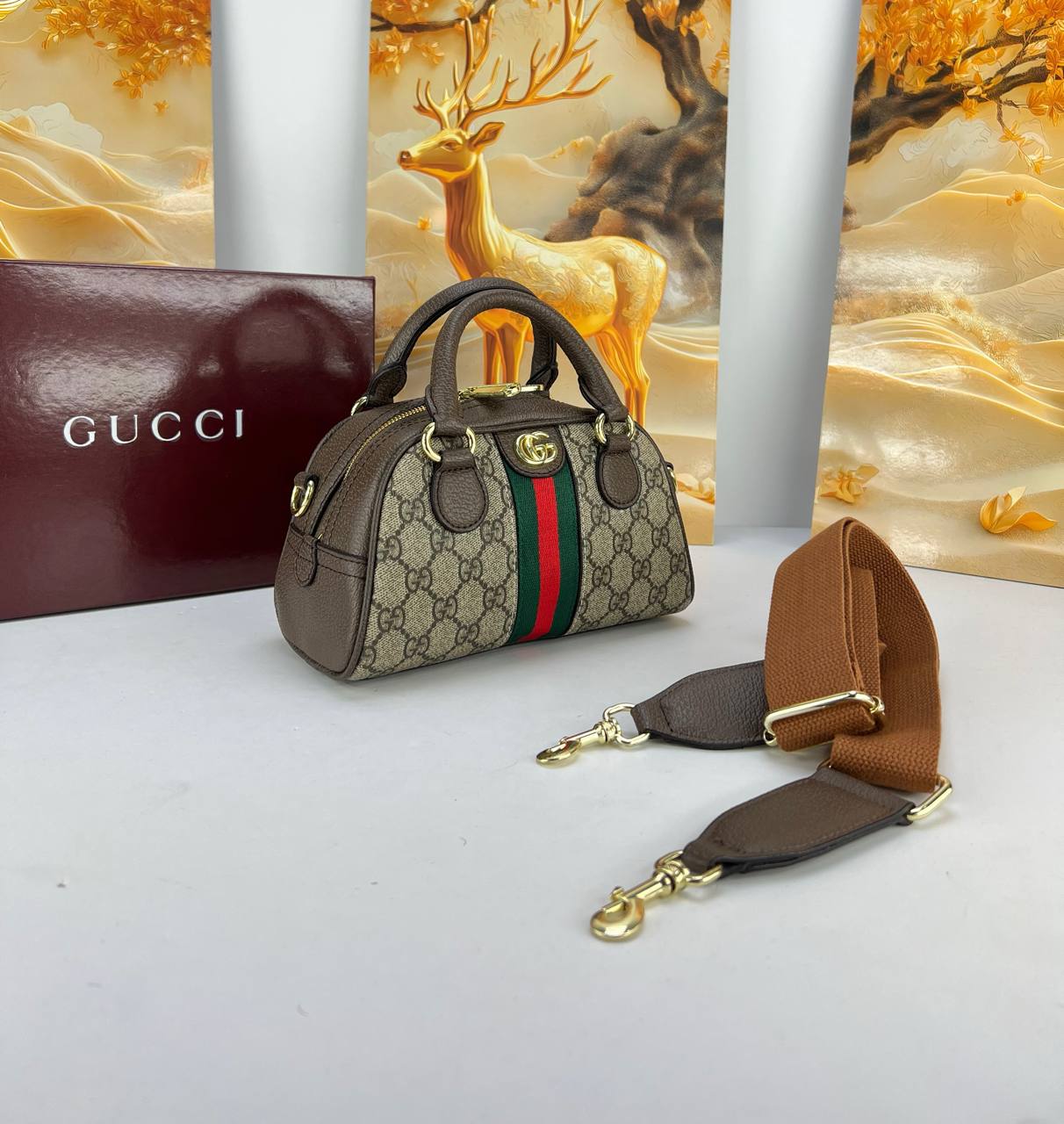 Gucci Ophidia GG Mini Top Handle Bag