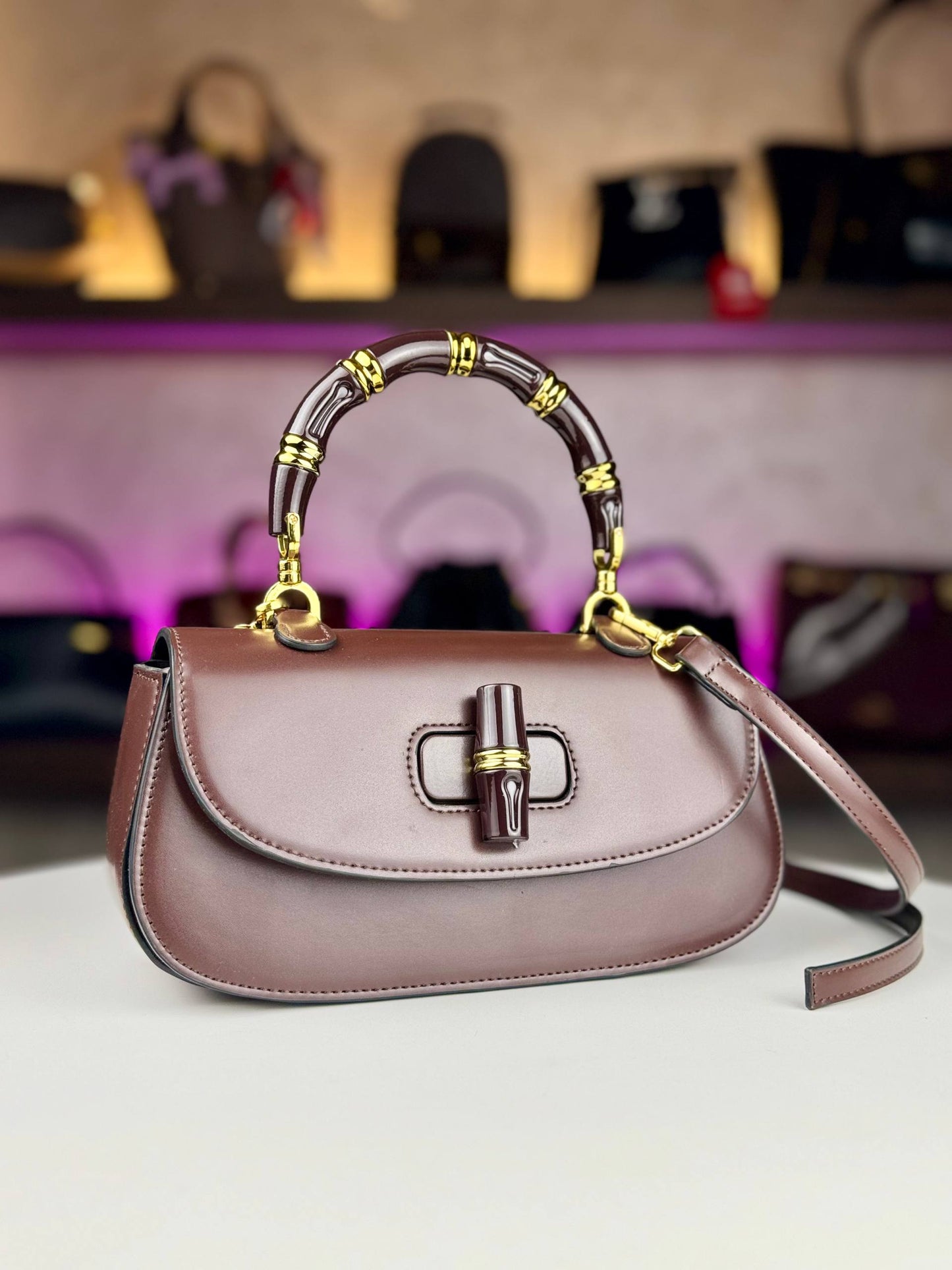 The Bamboo Top Handle Bag