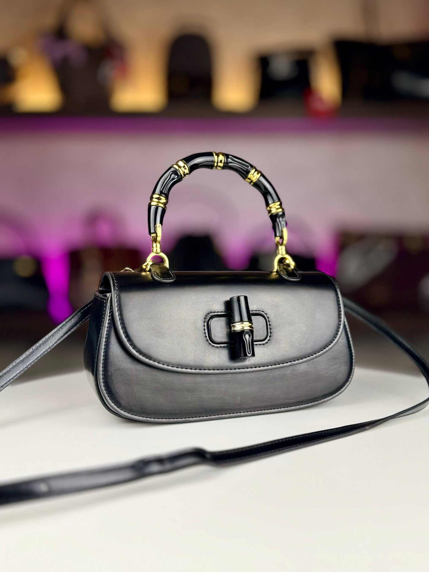 The Bamboo Top Handle Bag