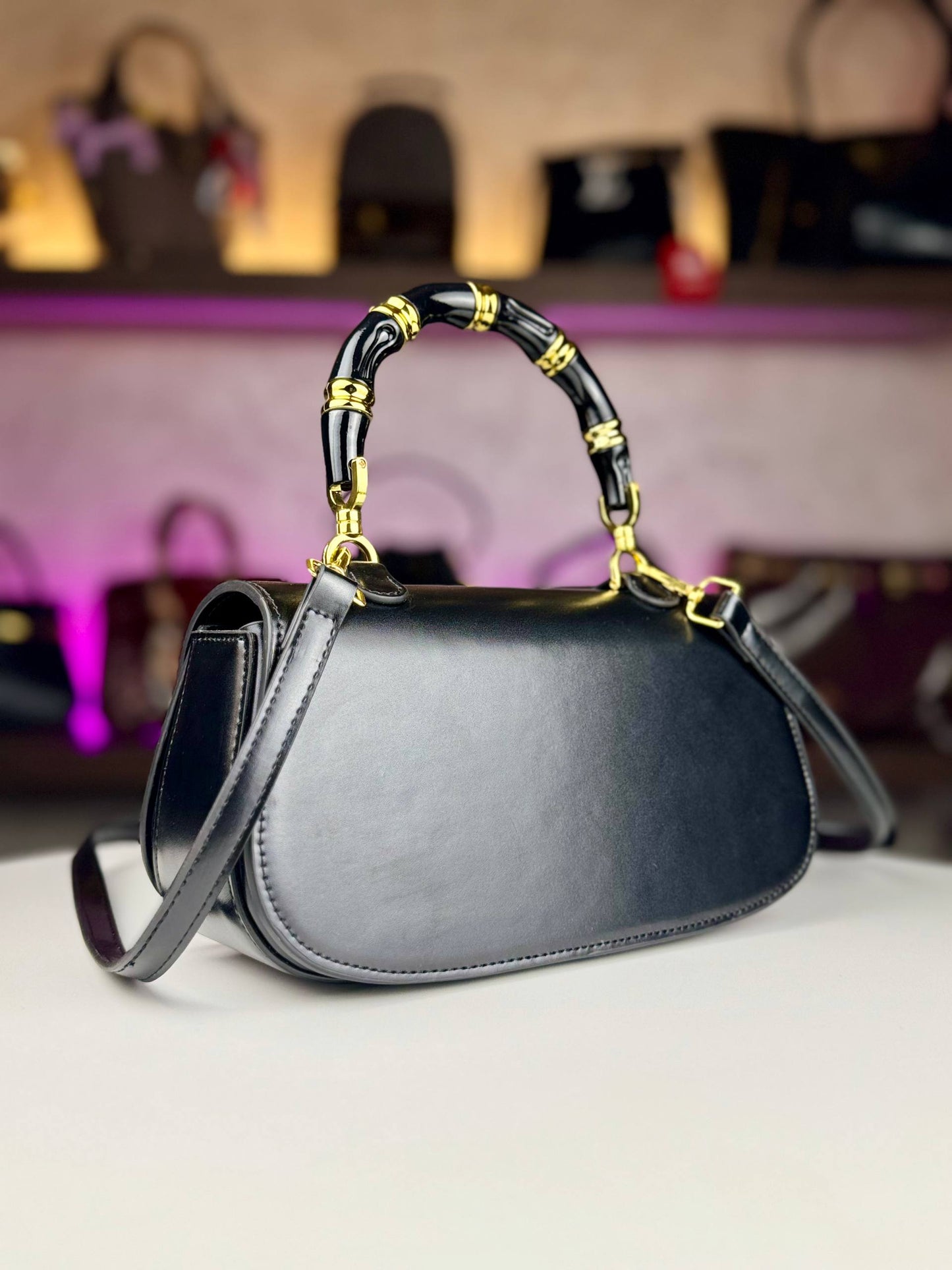 The Bamboo Top Handle Bag