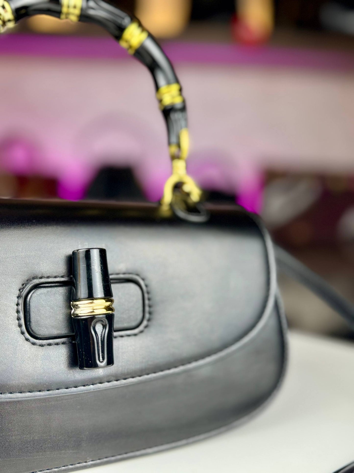 The Bamboo Top Handle Bag