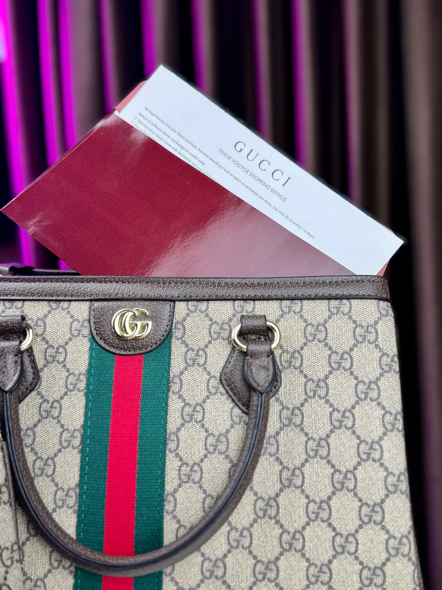 Gucci Ophidia GG Medium Tote Bag