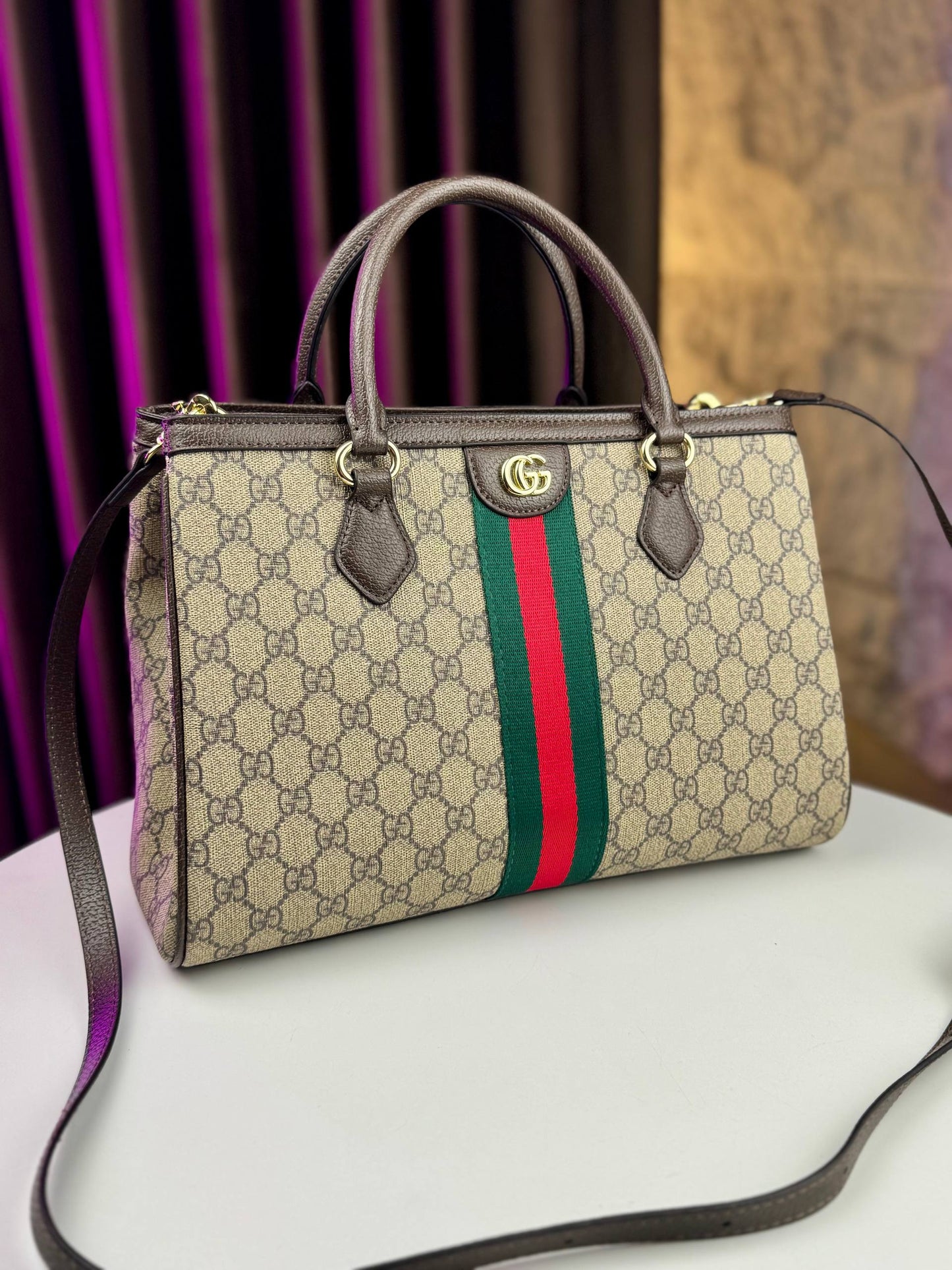 Gucci Ophidia GG Medium Tote Bag