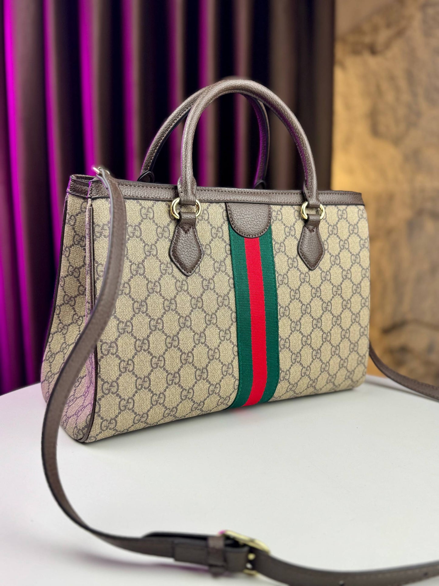 Gucci Ophidia GG Medium Tote Bag