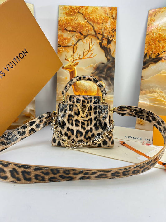 Louis Vuitton Capucines  (Leopard Edition)