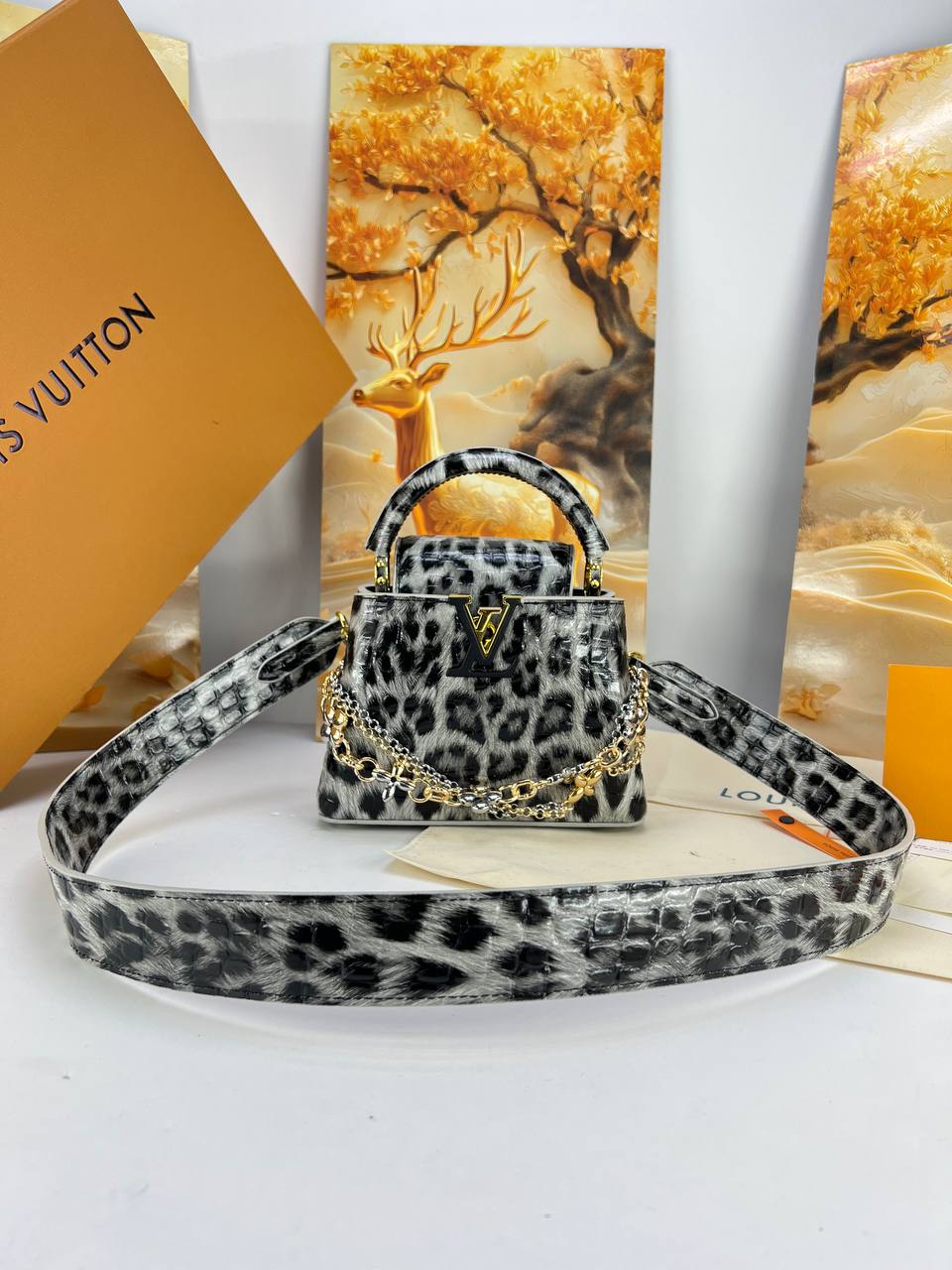 Louis Vuitton Capucines  (Leopard Edition)