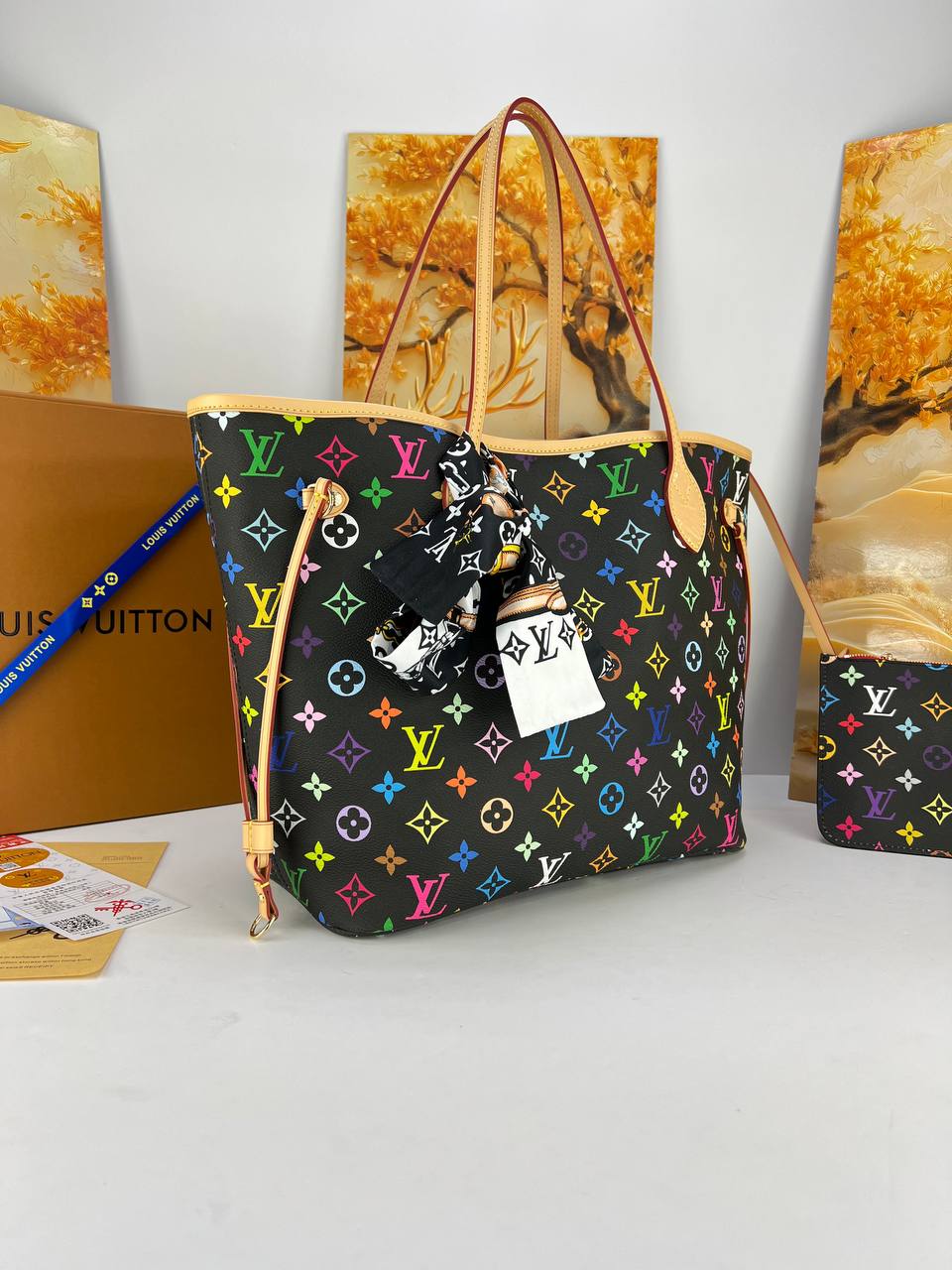 Louis Vuitton Monogram Multicolore Neverfull MM