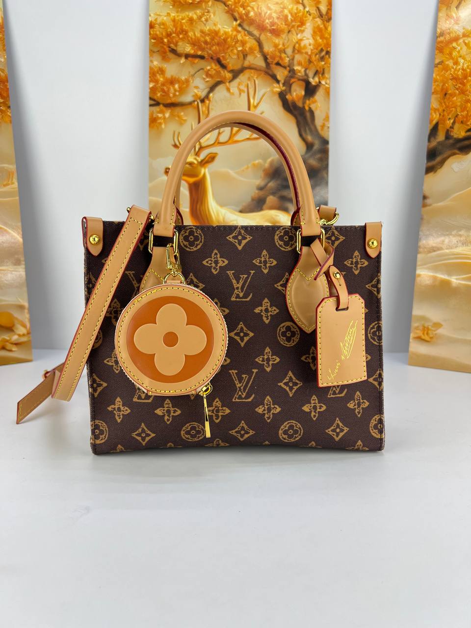 Louis Vuitton OnTheGo PM Tote Bag with Coin Purse