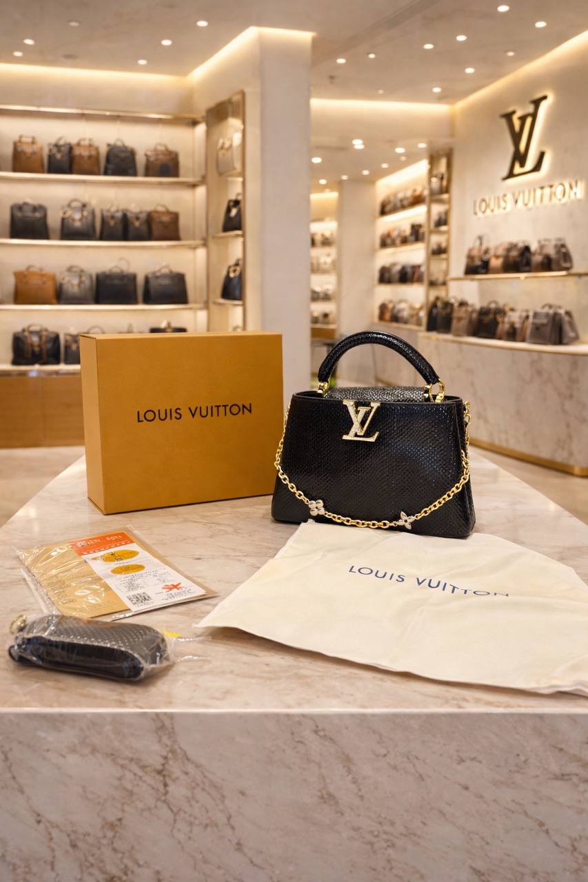 Louis Vuitton Capucines BB (Exotic Python Leather Edition)