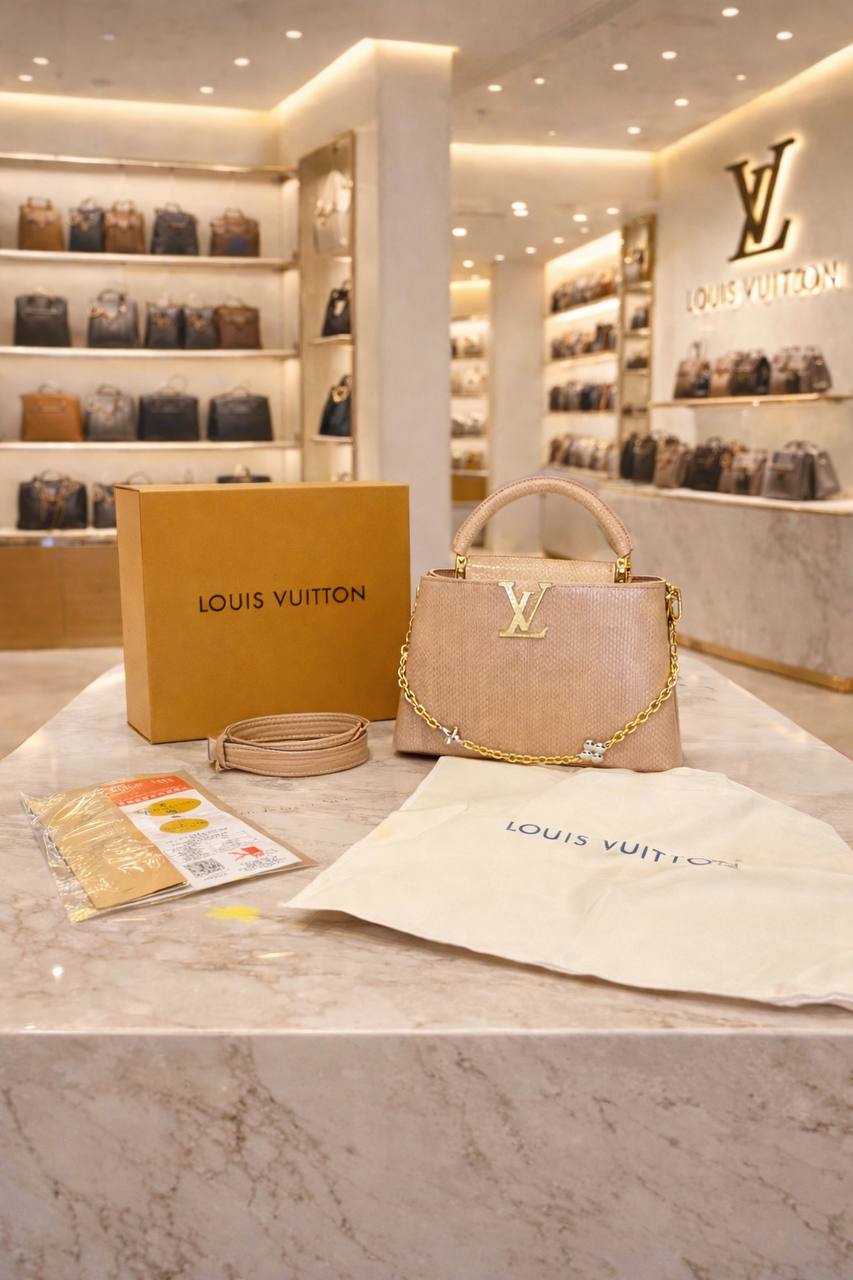 Louis Vuitton Capucines BB (Exotic Python Leather Edition)