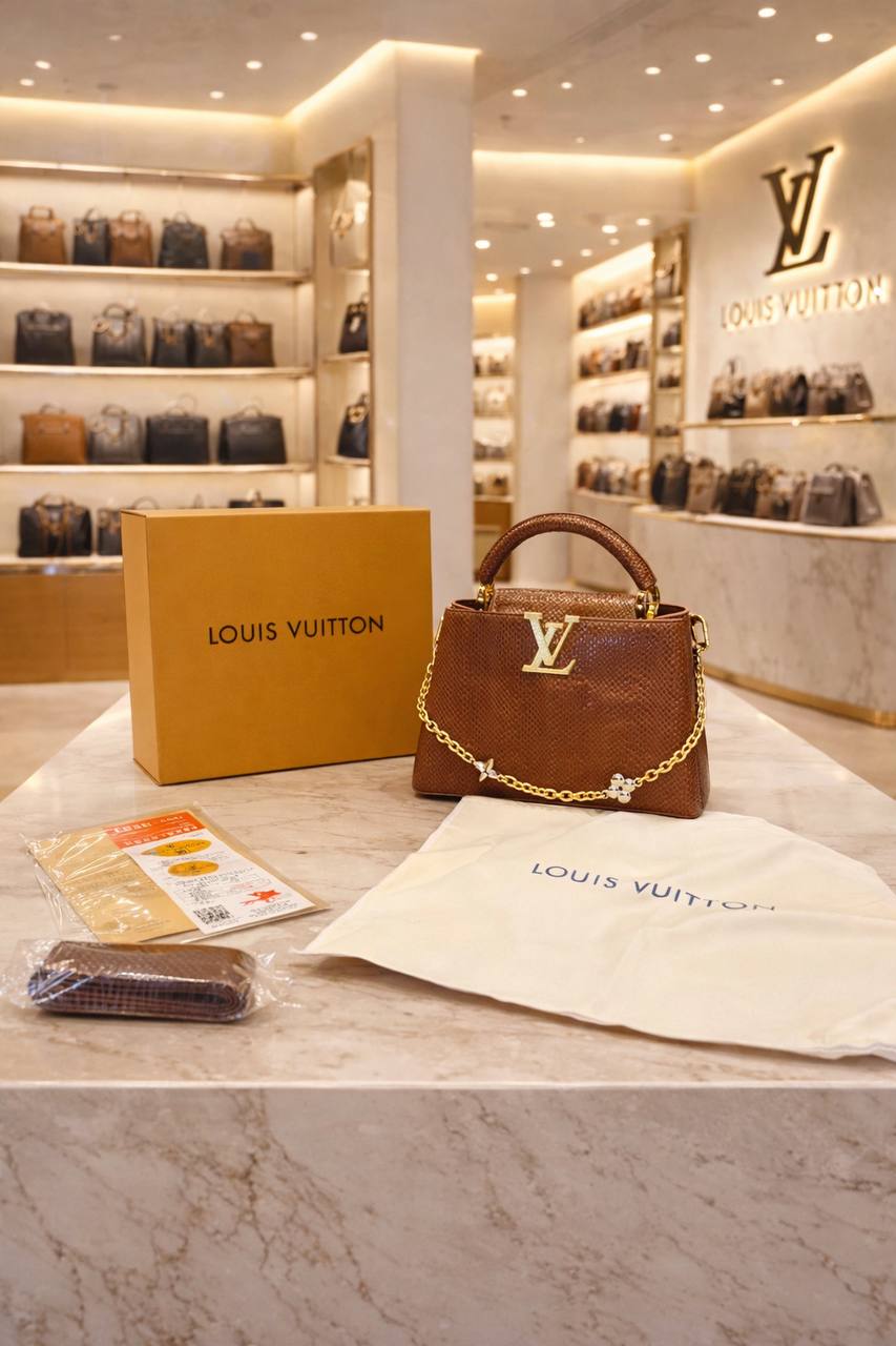 Louis Vuitton Capucines BB (Exotic Python Leather Edition)