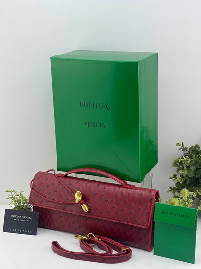 Bottega Veneta Intrecciato Knot Flap Clutch with Top Handle