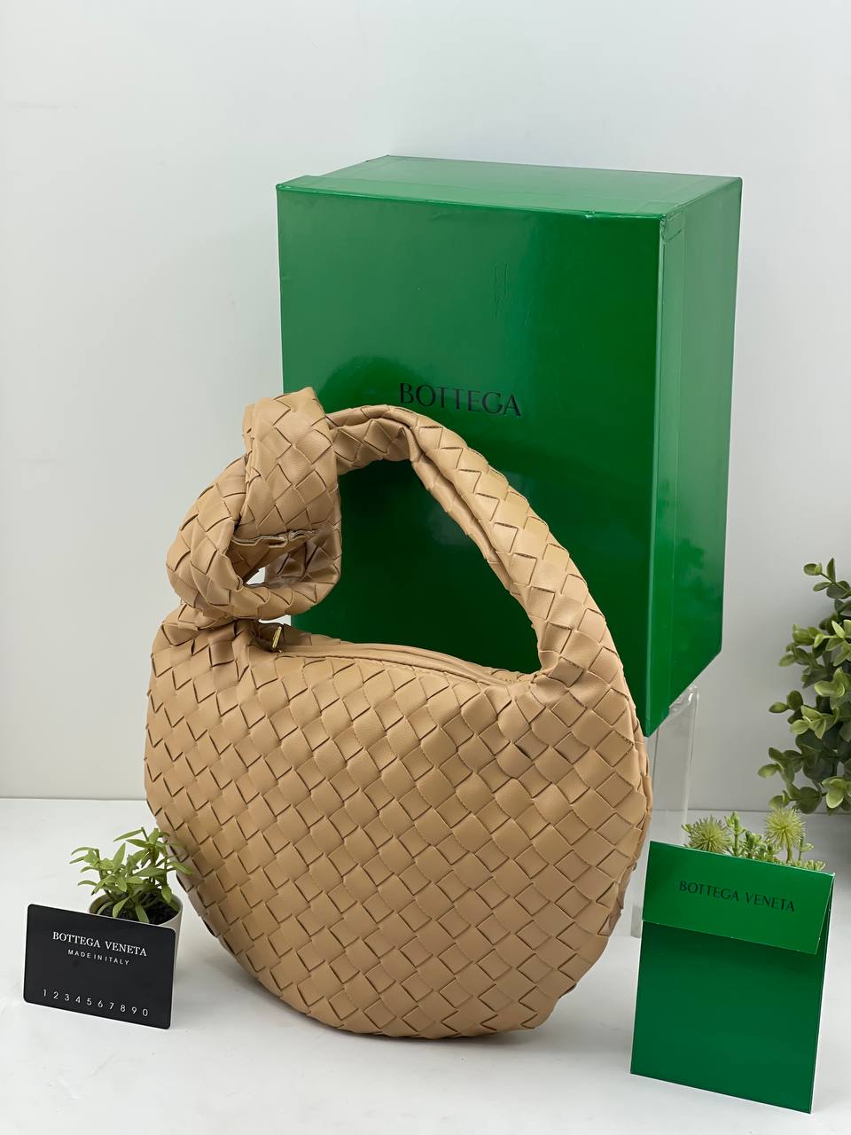 Bottega Veneta Mini Jodie Intrecciato Leather Bag