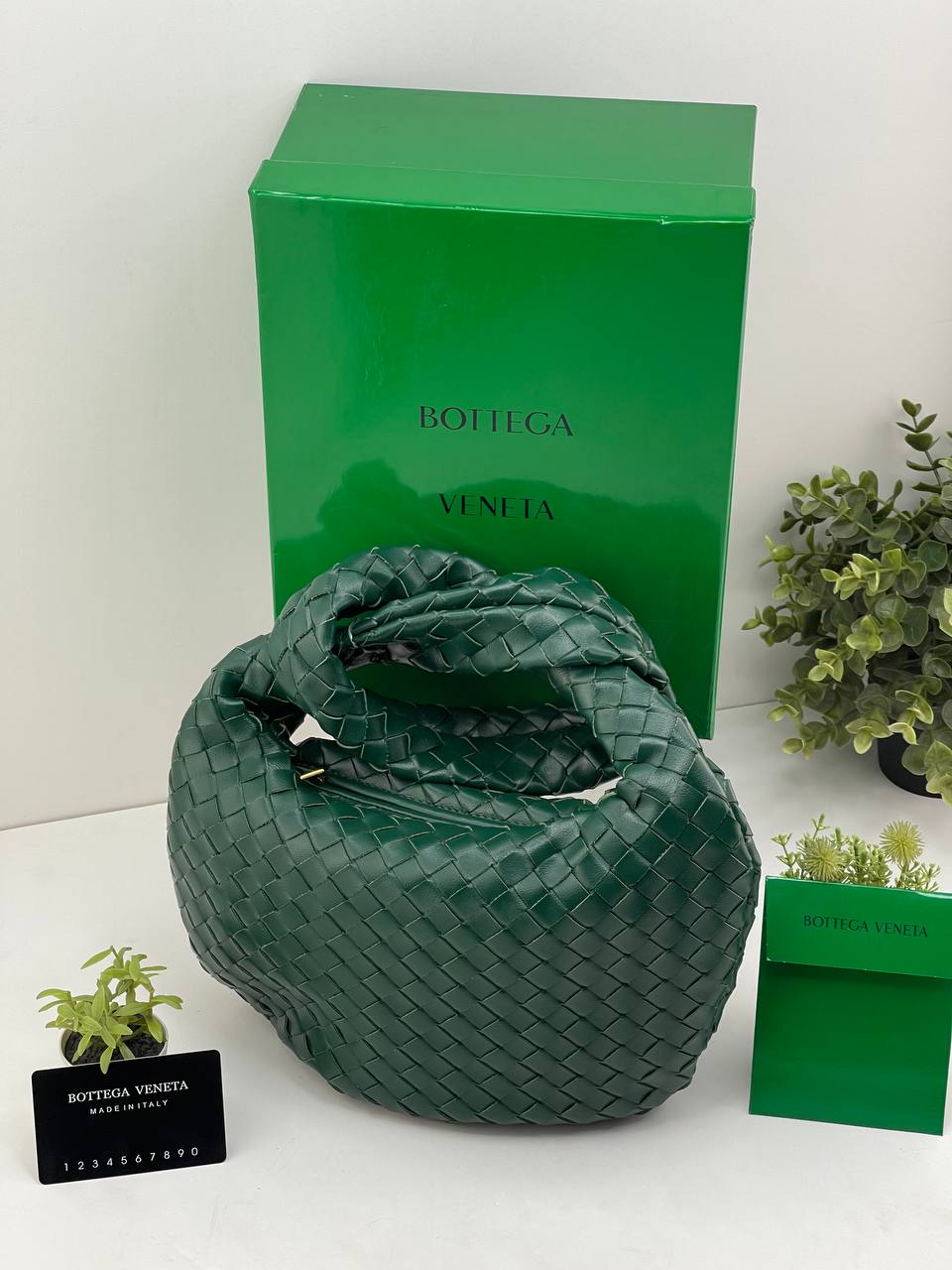 Bottega Veneta Mini Jodie Intrecciato Leather Bag