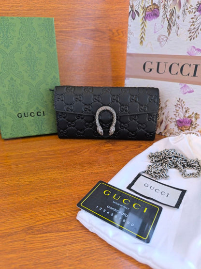 Gucci Dionysus GG Chain Wallet / Wallet on Chain